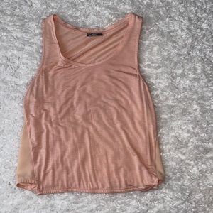 Zara Pink Flowy Tank Top M